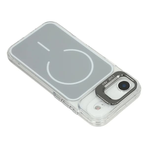 Mobilskal till iPhone Air MagSafe Lens Kickstand med Handrem Grå