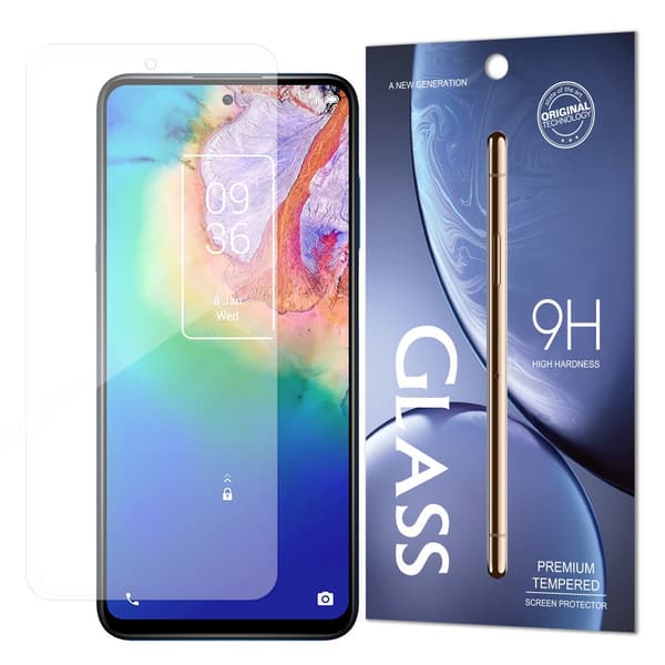 TCL 20 5G hærdet glas - klar Transparent