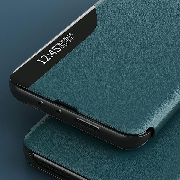 Eco Leather View Fodral Galaxy A72 - Blå Blå