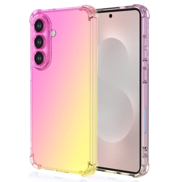 Mobilskal för Samsung Galaxy S26 Gradient TPU Stötabsorberande - Rosa