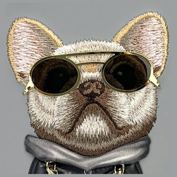 Nimmy Mobilskal till iPhone 16 Glasses Cool Dog - Grå Grå