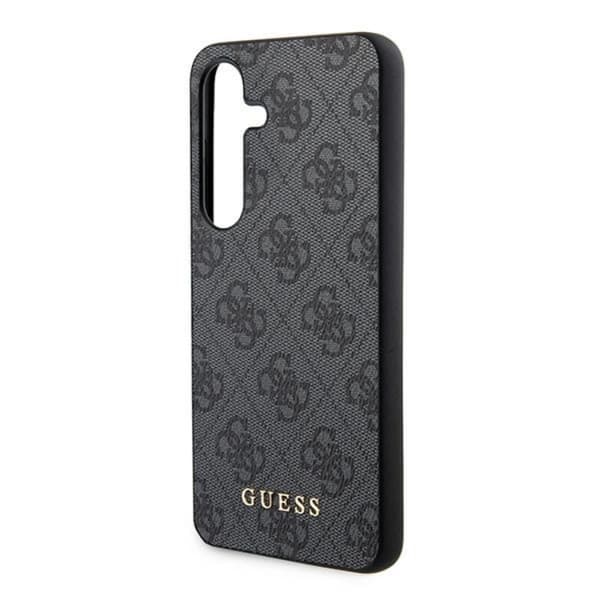 Guess telefontaske til Galaxy A35 5G metalguldlogo Black