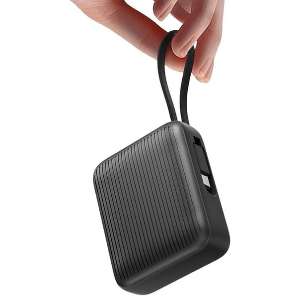 Energea PowerBank 10000mAh 35W USB-C Kabel - Grå Grå