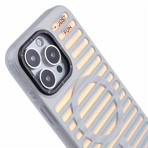 Youngkit Mobilskal till iPhone 16 Pro Max Magafe Colorful Matte TPU - Vit Vit