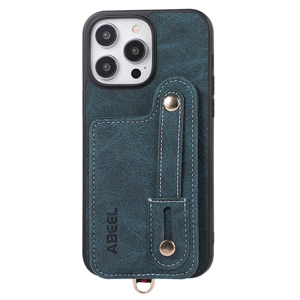 ABEEL Style 03 Mobilskal till iPhone 14 Pro Max PU Läder Blå