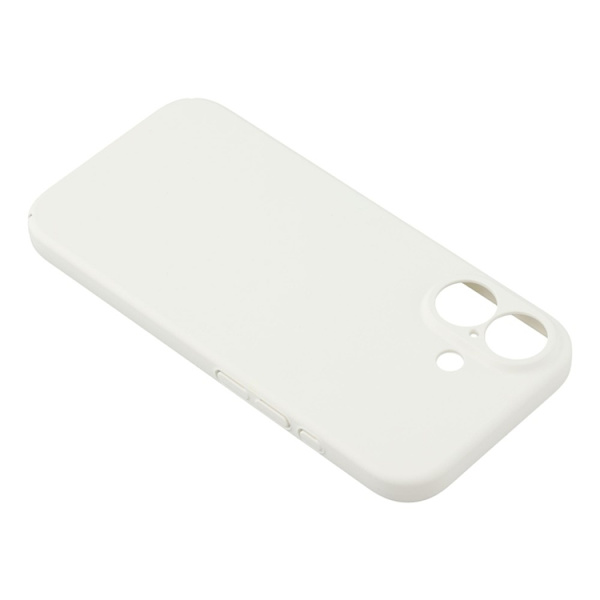 Mobilskal till iPhone 17 Skin-Touch Rubberized Hard PC - Vit Vit