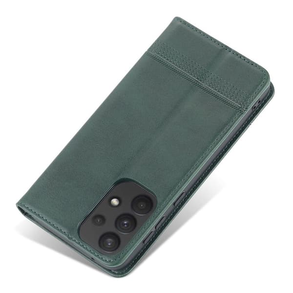 AZNS Samsung Galaxy A73 5G Plånboksfodral Konstläder - Grön