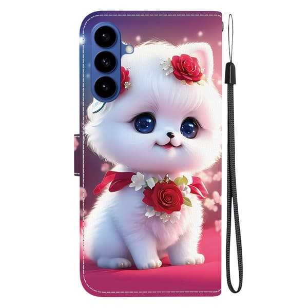 Plånboksfodral för Samsung Galaxy S26 Plus Konstläder Ställ - Rosa Katt