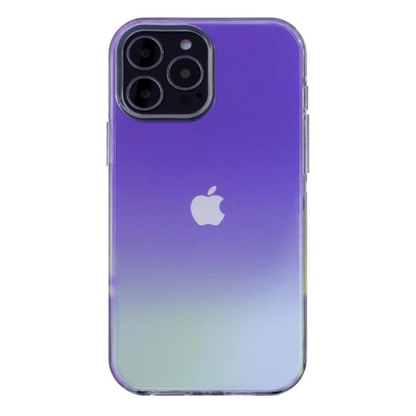 iPhone 12 Skal Aurora Neon Gel - Lila Lila