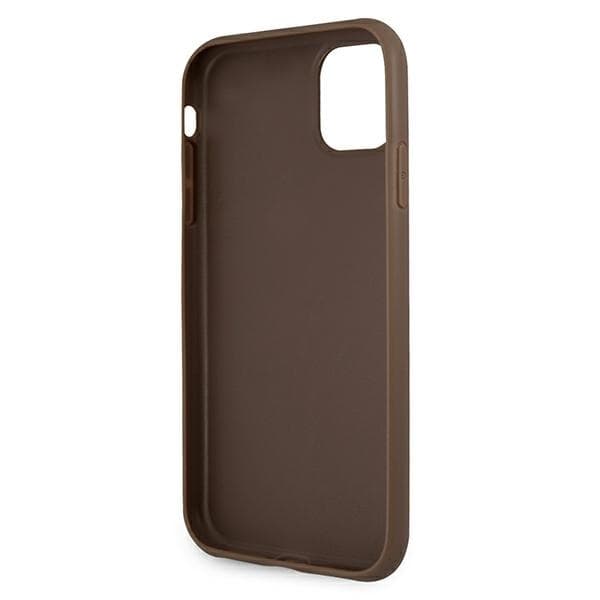 Guess Mobilskal till iPhone 11 / Xr MagSafe 4G Stripe - Brun
