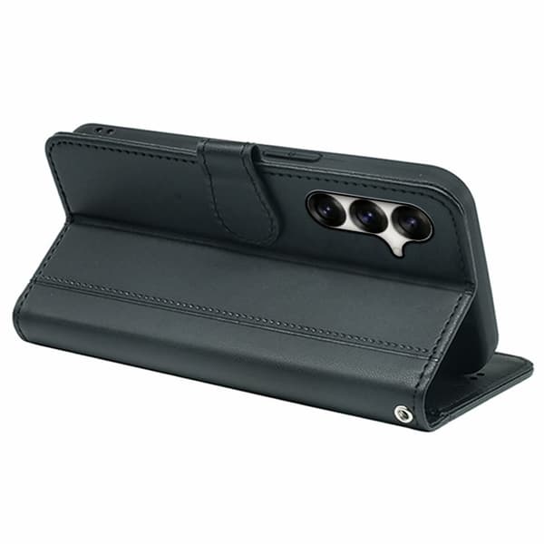 Plånboksfodral för Samsung Galaxy S26 Plus Magnetiskt Konstläder - Svart