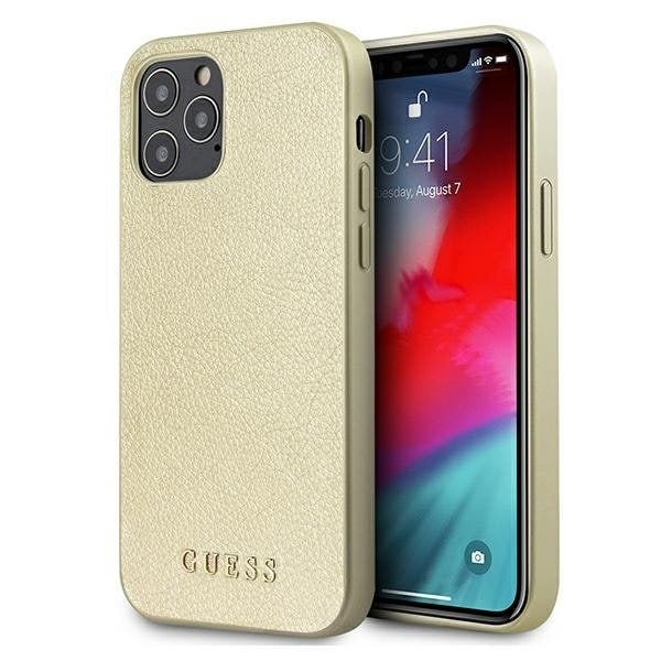 Guess iPhone 12 Pro Max Skal Iridescent - Guld Gul