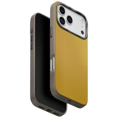 UNIQ Telefontaske til iPhone 17 Pro Max MagSafe Lyden DS - Gul/Grå Gul