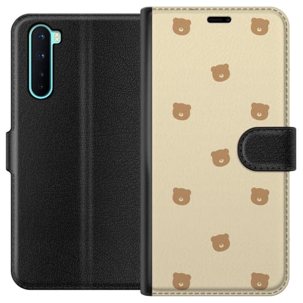 Plånboksfodral till OnePlus Nord med Björnmönster