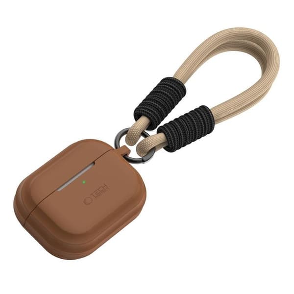 Tech-Protect Airpods Pro 1/2 Taske Silikone Reb - Brun Brun