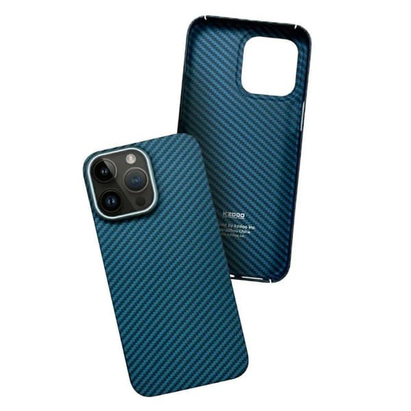KZDOO Mobilskal till iPhone 16 Pro Max Aramid Fiber - Grön Grön