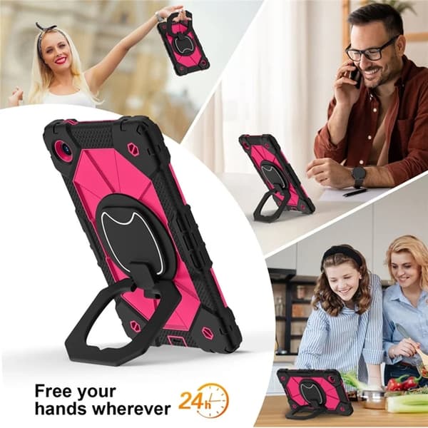 Lenovo Tab K9 Mobilskal Silikon Kickstand Rosa