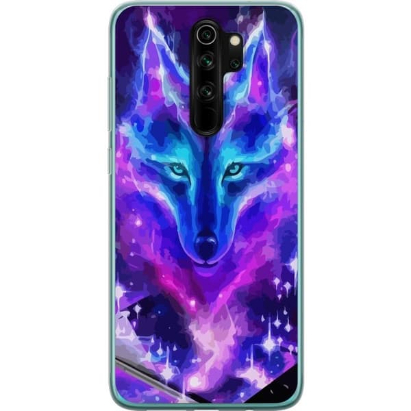 Mobilcover til Xiaomi Redmi Note 8 Pro med Neon Ulv