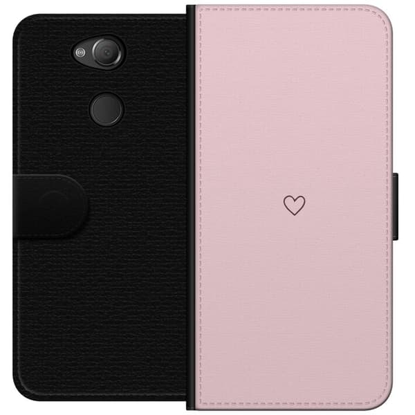 Pungcover til Sony Xperia XA2 med Lille Hjerte