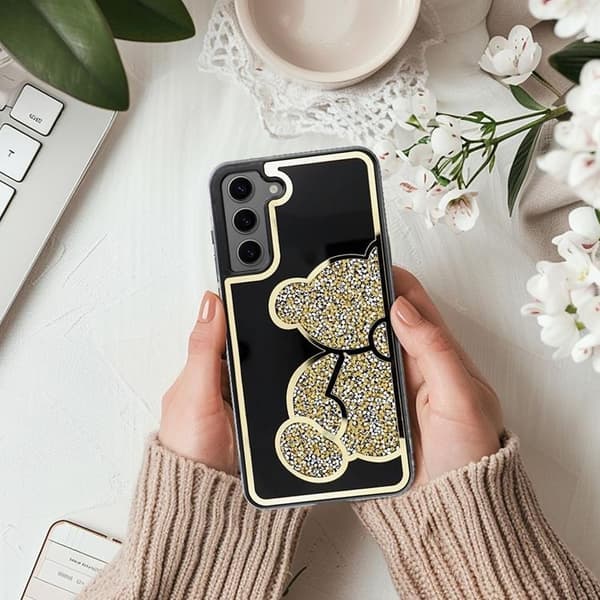 Puhelinkuori Galaxy S20 FE/5G Teddy Bear - Kulta Guld
