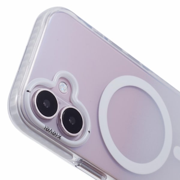 X-LEVEL Mobilskal till iPhone 16 MagSafe TPU Gradient - Vit