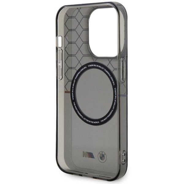 BMW iPhone 14 Pro Max matkapuhelimen kansi Magsafe Pattern - harmaa