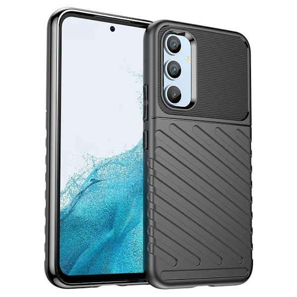 Galaxy A54 5G Skal Thunder Silicone Armor - Svart Svart
