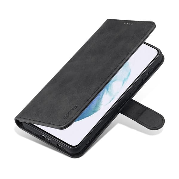 AZNS Samsung Galaxy S23+ Plånboksfodral Konstläder - Svart
