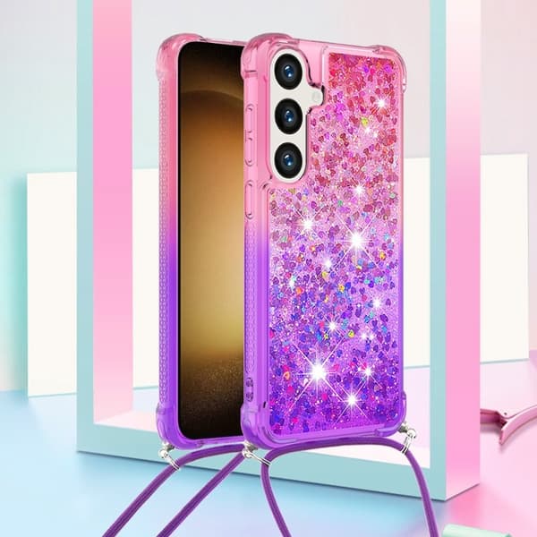 Samsung Galaxy S26 Pro Skal Gradient Quicksand TPU - Rosa/Lila