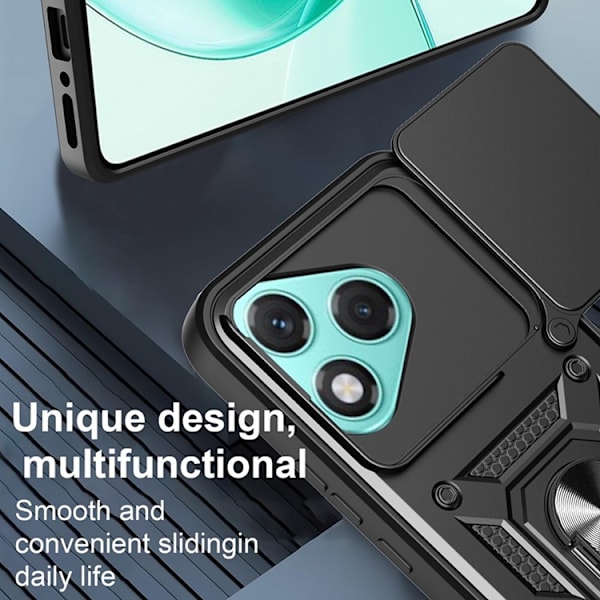 Mobilskal till Honor 400 Lite 5G Kickstand - Silver Silver