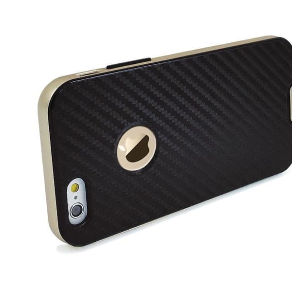 Mercury Bumper Skin Skal till Apple iPhone 6S Svart Black