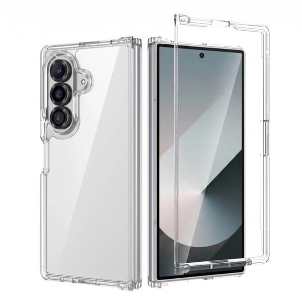 Tech-Protect Mobilskal För Galaxy Z Fold 8 Ultra Flexair Hybrid - Clear