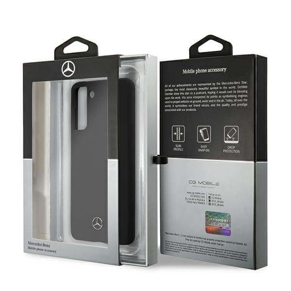 Mercedes Mobilskal Galaxy S21 Silicone Line - Svart Black