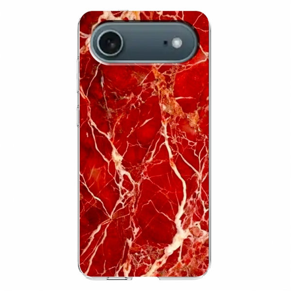 Mobilskal till iPhone Air Marble Pattern Printing Soft - Röd Röd