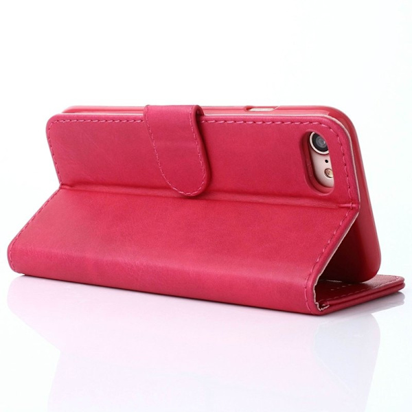 LC.IMEEKE Plånboksfodral Folio Konstläder - iPhone SE (2020)/8/7 - Rosa