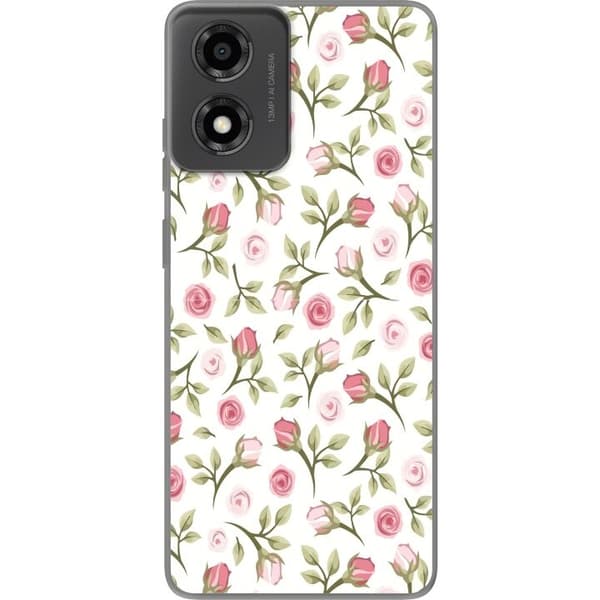 Mobilskal till Motorola Moto E14 med Blommigt