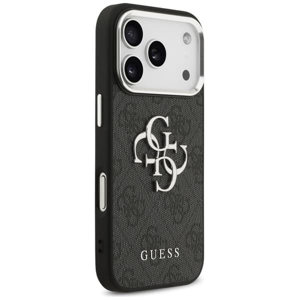 Guess telefontaske til iPhone 17 Pro 4G Big 4G Classic Logo - Sort Svart