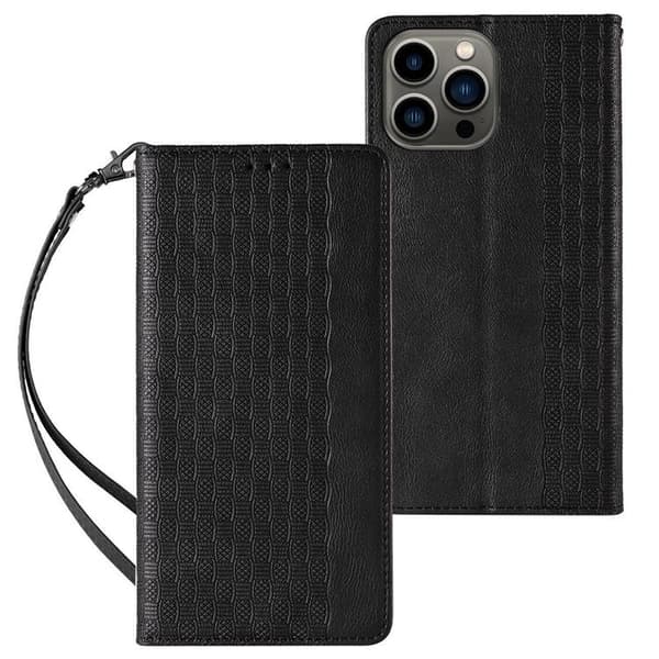 Galaxy S23 Plus Pungetui Magnet Strap - Sort Black