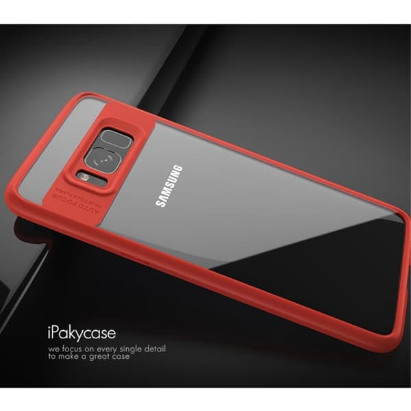 iPaky TPU-kuori Samsung Galaxy S8:lle - Punainen Red