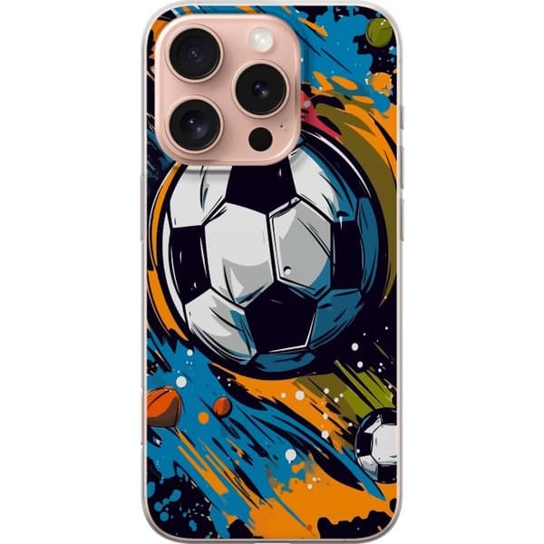 Mobilskal till Apple iPhone 16 Pro med Fotbollar