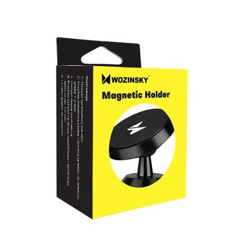 Wozinsky Universal Magnetisk Biltelefonholder - Sort Black