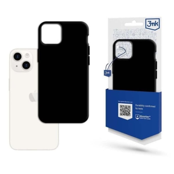 3MK iPhone 15 Plus Mobilskal Matte - Svart Svart