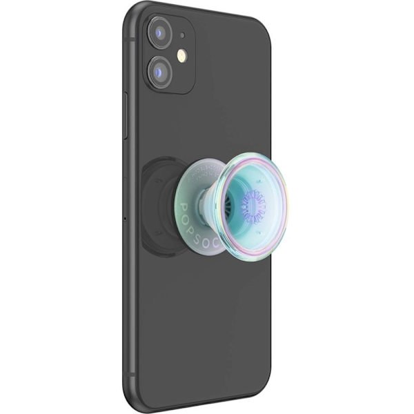 POPSOCKETS Mobilhållare PopGrip Original Clear Iridescent