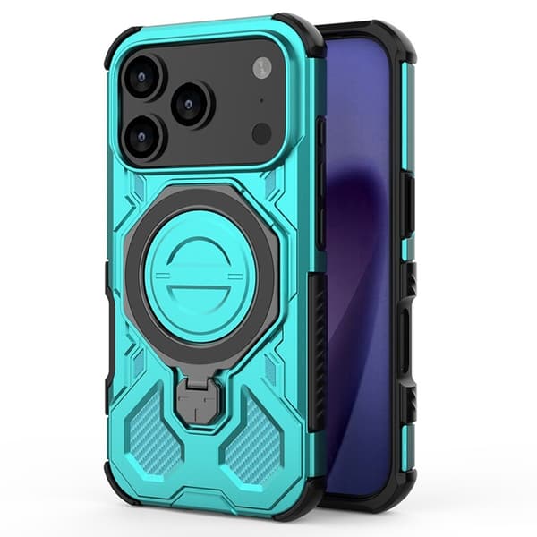 Mobilskal till iPhone 17 Pro Rotating Kickstand - Babyblå Blå