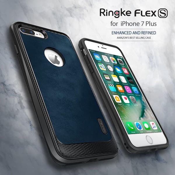 Ringke Leather Style Skal till Apple iPhone 7 Plus - Brun Brown