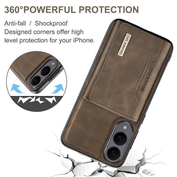 DG.MING M2 Series Mobilskal till Samsung Galaxy S25 Edge Brun