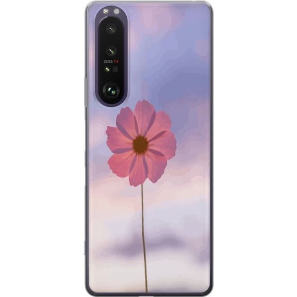 Mobilskal till Sony Xperia 1 III med Rosa blomma