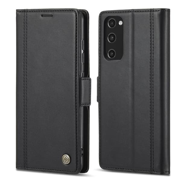 LC.IMEEKE Samsung Galaxy S20 Plånboksfodral i Konstläder - Svart
