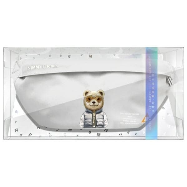 Nimmy Axelväska Crossbody Cool & Cute 2.0 Bear - Grå Grå