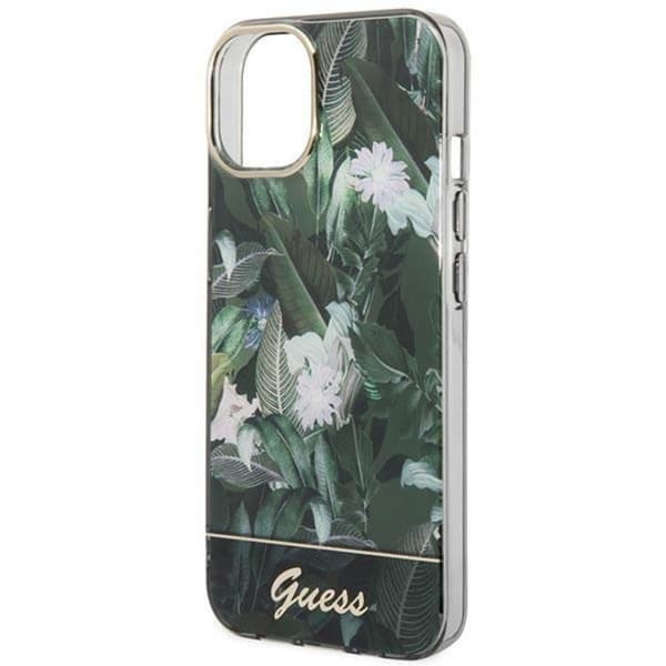 GUESS iPhone 14 Plus Skal Jungle Collection - Grön Grön